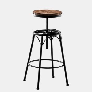 Taburete Industrial Beam Metal Negro 42X42X70 cm