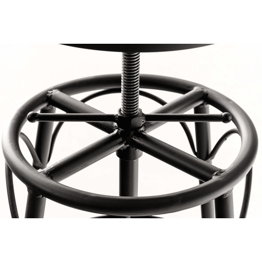 Taburete Industrial Beam Metal Negro 42X42X70 cm