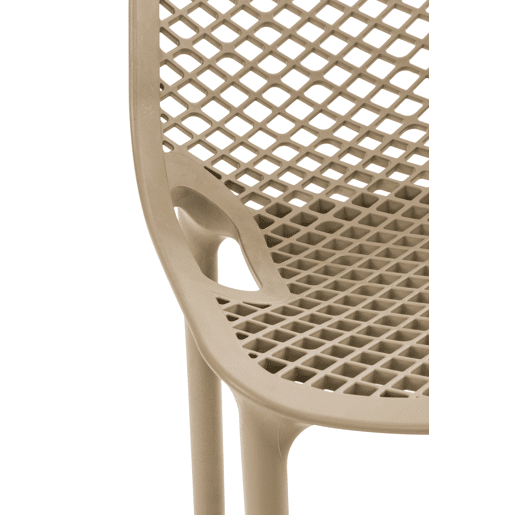 Taburete de Bar para Exterior Air Plástico Barro 53X45X105 cm