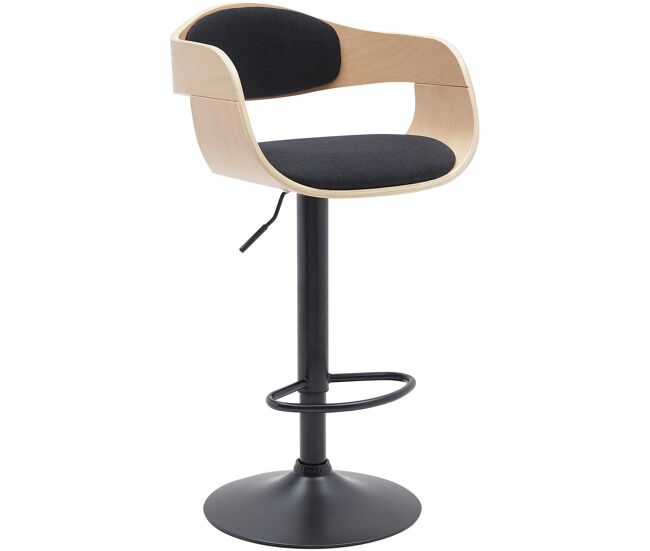 Taburete de bar kingston con base metálica 88x50x48 cm