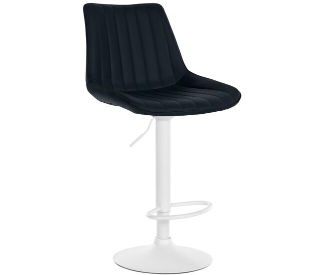 Taburete de bar toni en piel sintética 91x50x50 cm