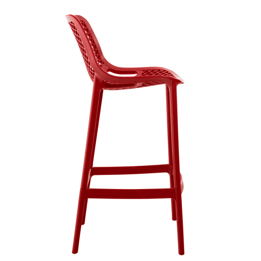 Taburete de Bar para Exterior Air Plástico Rojo 53X45X105 cm