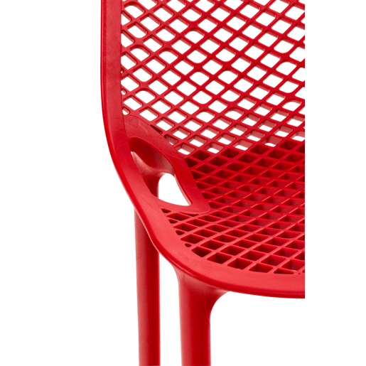 Taburete de Bar para Exterior Air Plástico Rojo 53X45X105 cm