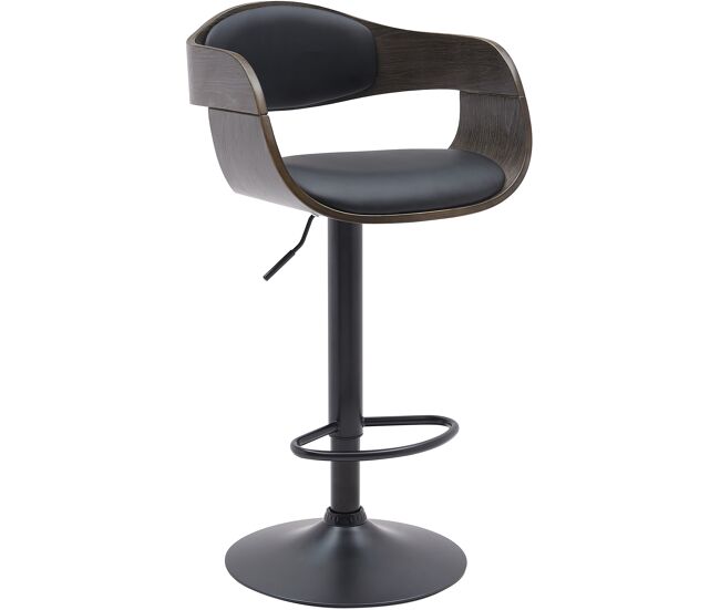 Taburete de bar kingston con base metálica 88x50x48 cm