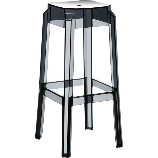 Taburete Fox para Exteriores Plástico Negro 36X36X75 cm