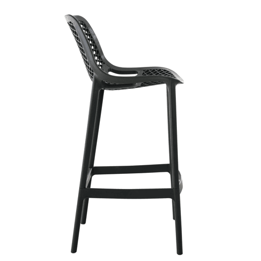 Taburete de Bar para Exterior Air Plástico Gris oscuro 53X45X105 cm