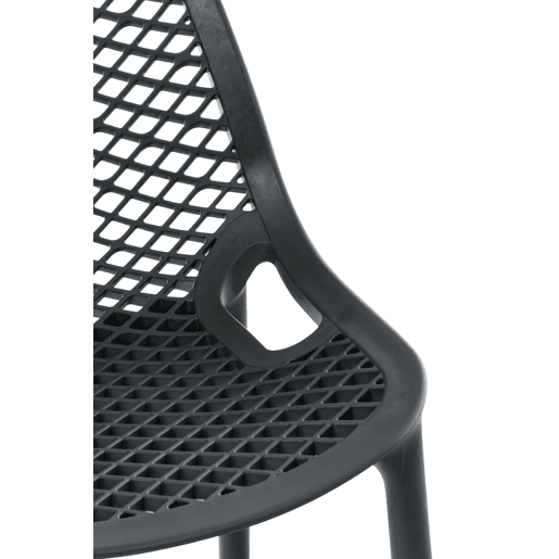 Taburete de Bar para Exterior Air Plástico Gris oscuro 53X45X105 cm