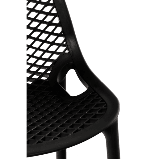 Taburete de Bar para Exterior Air Plástico Negro 53X45X105 cm