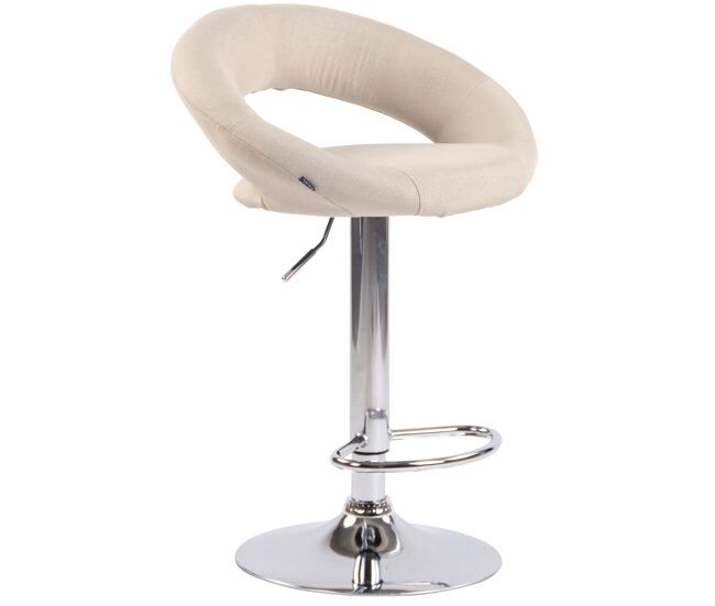 Taburete olinda tapizado en tela 80x53x47 cm