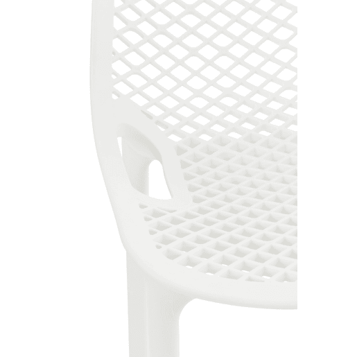 Taburete de Bar para Exterior Air Plástico Blanco 53X45X105 cm