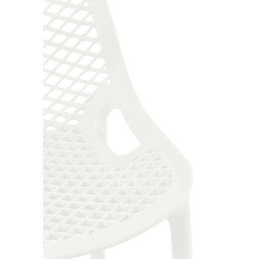 Taburete de Bar para Exterior Air Plástico Blanco 53X45X105 cm