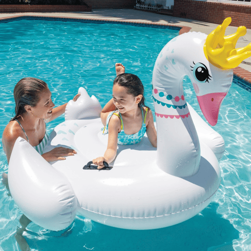 Flutuador de piscina cisne calças 142x137x99 cm INTEX