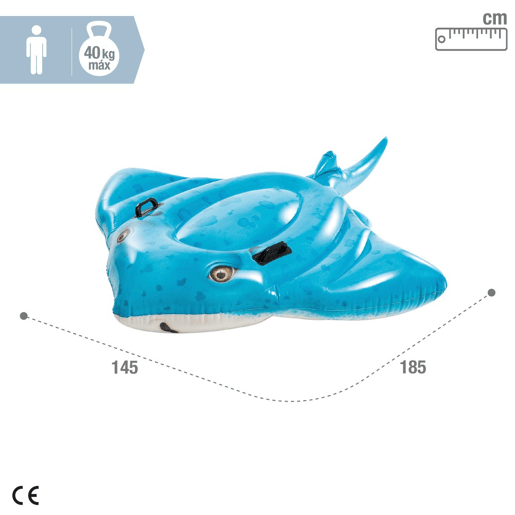 Flutuador de piscina casas 145x185 cm INTEX