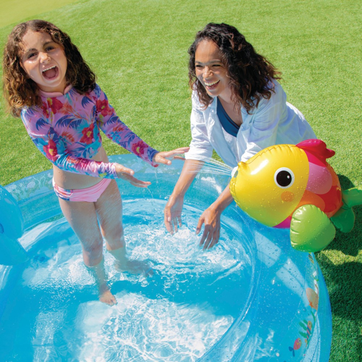 Centro de jogos aquático inflável sob o mar cdifusor, escorregador e estrela do mar INTEX