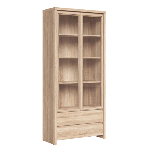 Vaisselier 2 portas 2 gavetas Soren Madeira