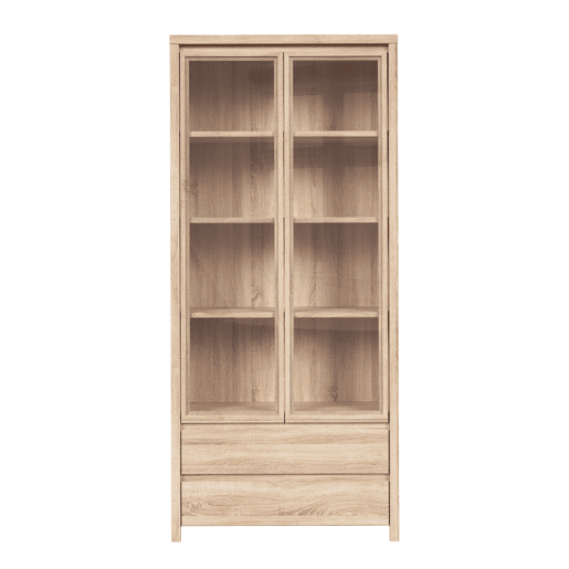Vaisselier 2 portas 2 gavetas Soren Madeira