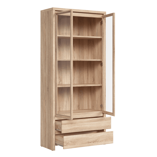 Vaisselier 2 portas 2 gavetas Soren Madeira