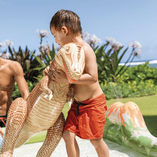 Centro de jogos insufláveis para dinossauros aquáticos cdifusor, bolas e insufláveis INTEX