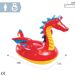 Flotador piscina dragón c/asas INTEX Flotador piscina dragón c/asas INTEX Rojo