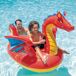 Flotador piscina dragón c/asas INTEX Flotador piscina dragón c/asas INTEX Rojo