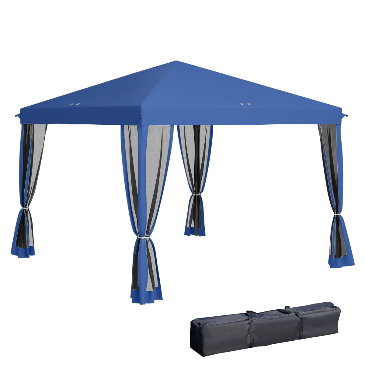Carpa Plegable Acero, Tela Oxford Outsunny