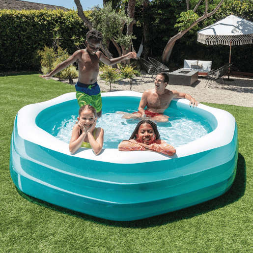 Piscina inflável familiar octogonal INTEX
