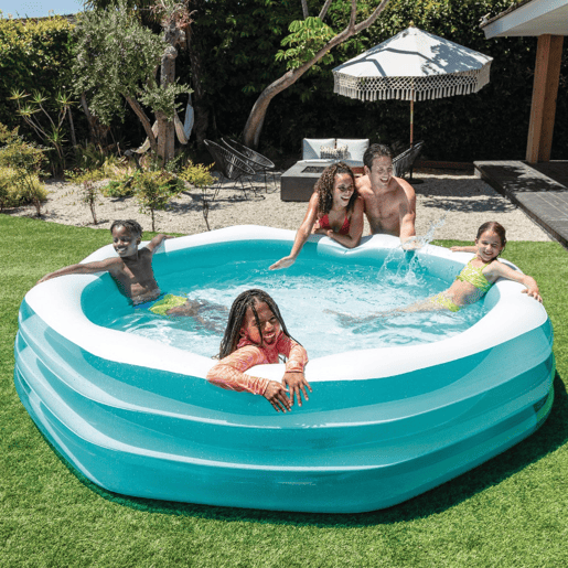 Piscina inflável familiar octogonal INTEX