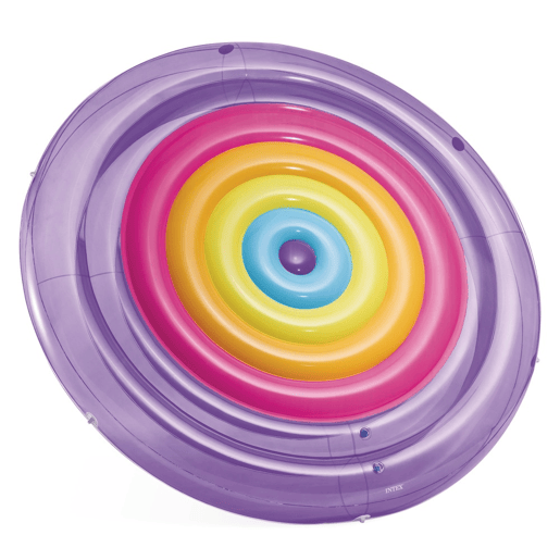Tapete inflável arco-íris Ø201 cm INTEX