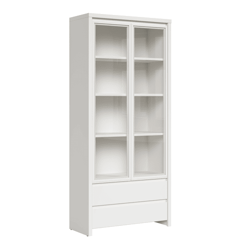Vaisselier 2 portas 2 gavetas Soren Branco