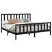 Estructura de cama 200x200 Estructura de cama 200x200 Negro