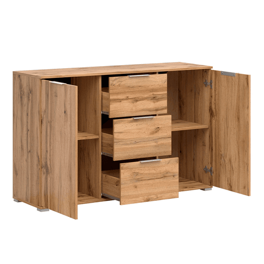 Aparador Selma Wood 2 portas e 3 gavetas