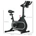 Bicicleta Estática Acero, PE SPORTNOW, deportes y ocio - fitness Bicicleta Estática Acero, PE SPORTNOW, deportes y ocio - fitness Negro