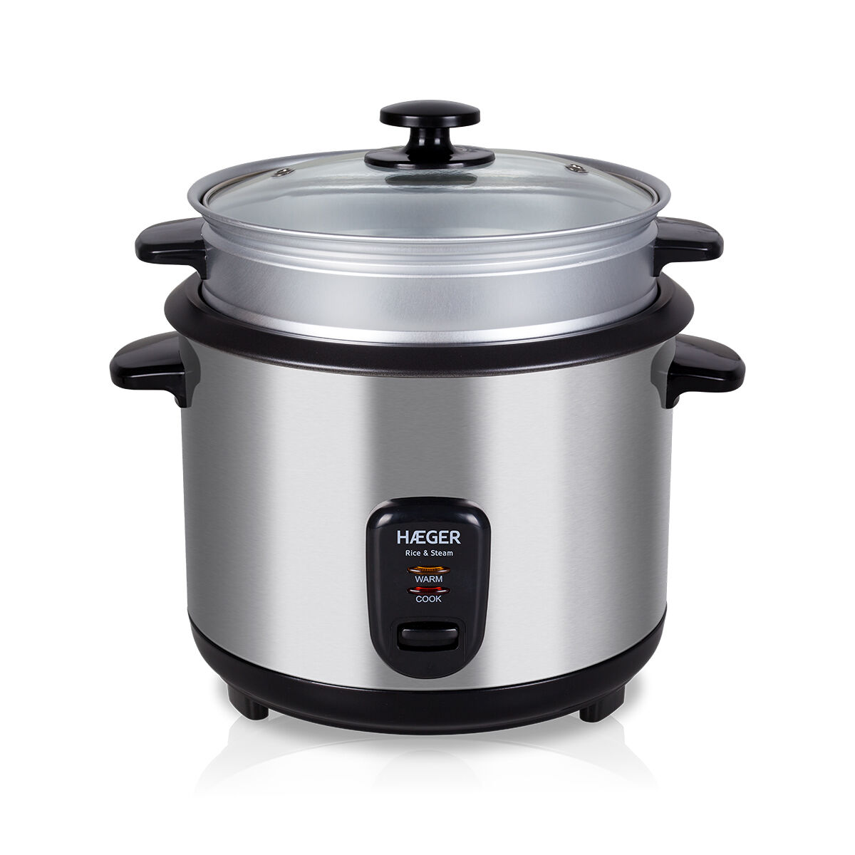 Arrocera Eléctrica HAEGER Rice & Steam - 1,8L