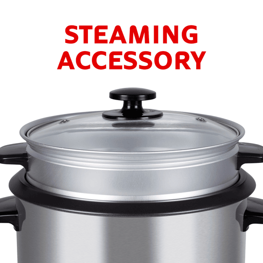 Arrozeira Elétrica HAEGER Rice & Steam - 1.8 L, 700W, Inox