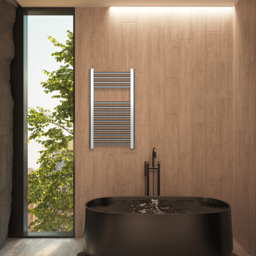 Toalheiro Elétrico HAEGER Single Chrome 70x40 cm,150 W, Cromado