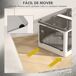 Caja de Almacenamiento PP HOMCOM, hogar - muebles de dormitorio Caja de Almacenamiento PP HOMCOM, hogar - muebles de dormitorio Blanco