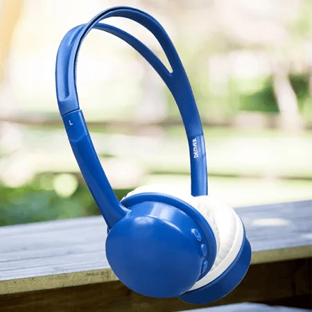 Auriculares de Diadema Dobráveis com Bluetooth Denver Electronics BTH-150 250 mAh - Azul