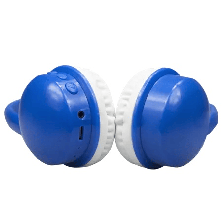 Auriculares de Diadema Dobráveis com Bluetooth Denver Electronics BTH-150 250 mAh - Azul