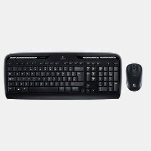 Teclado e Rato Logitech Wireless Combo MK330 Preto Qwerty US