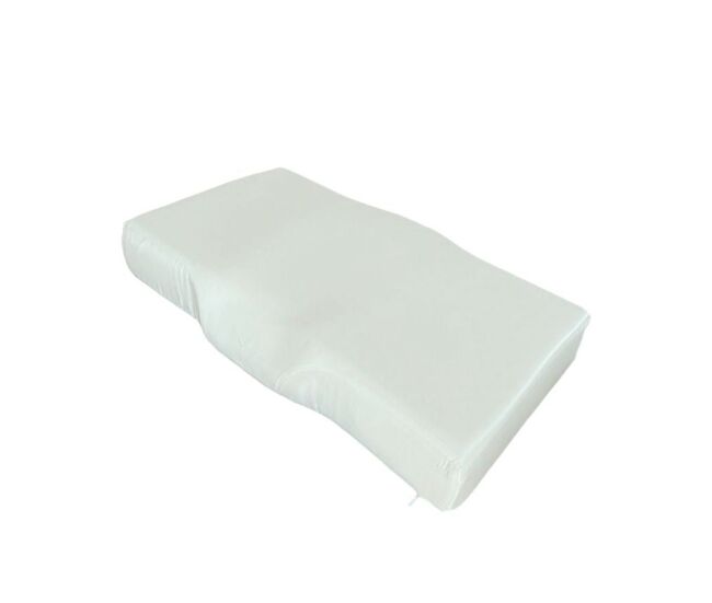 Funda de almohada antiarrugas ergo de seda - seda de morera de 22 mm, blanca