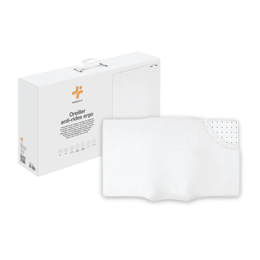 Almofada Ergonômica Anti-Rugas e Antizonação ERGO Extra Grande (65 cm), com Lados Frio-Quente
