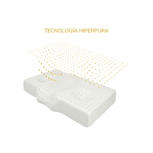 Almofada Ergonômica Anti-Rugas e Antizonação ERGO Extra Grande (65 cm), com Lados Frio-Quente