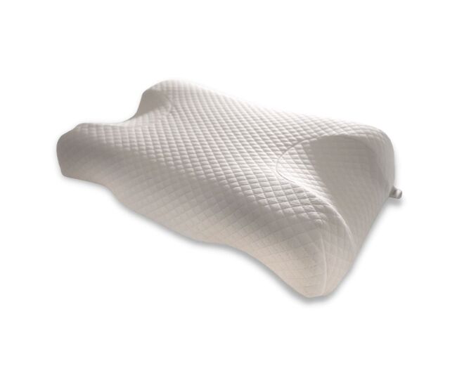 Almohada de espuma con memoria anti-envejecimiento - seda de belleza con funda de almohada de lyocell, antiarrugas