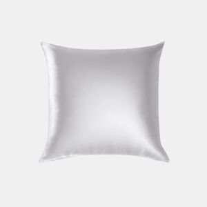 Capa de Almofada de pura seda de amora de 22 momme Tamanho 65x65 cm, Branca
