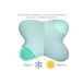 Almohada Forma de Mariposa con Gel Refrescante Almohada Forma de Mariposa con Gel Refrescante Verde