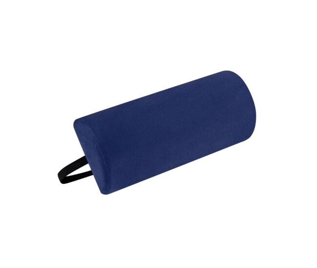 Medio rollo de almohada de soporte lumbar y de piernas espuma viscoelástica