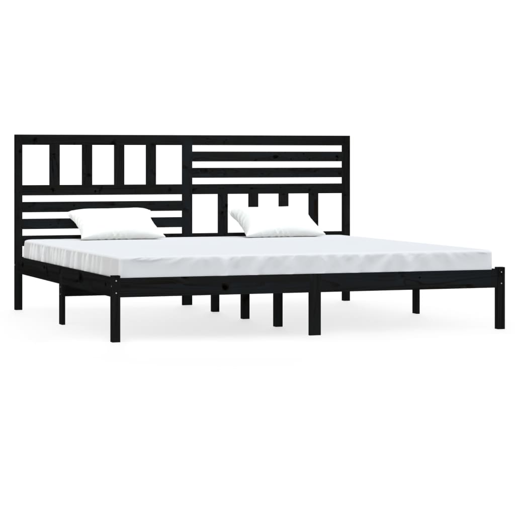 Estructura de cama 200x200 Negro