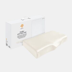 Almofada Ergonômica Anti-Rugas e Antiacúfenos ERGO Extra Grande com Capa de Almofada de seda