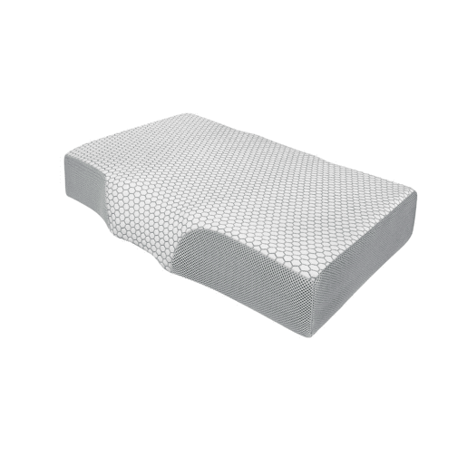 Almofada Ergonômica Anti-Rugas e Antiacúfenos ERGO Extra Grande com Capa de Almofada de seda