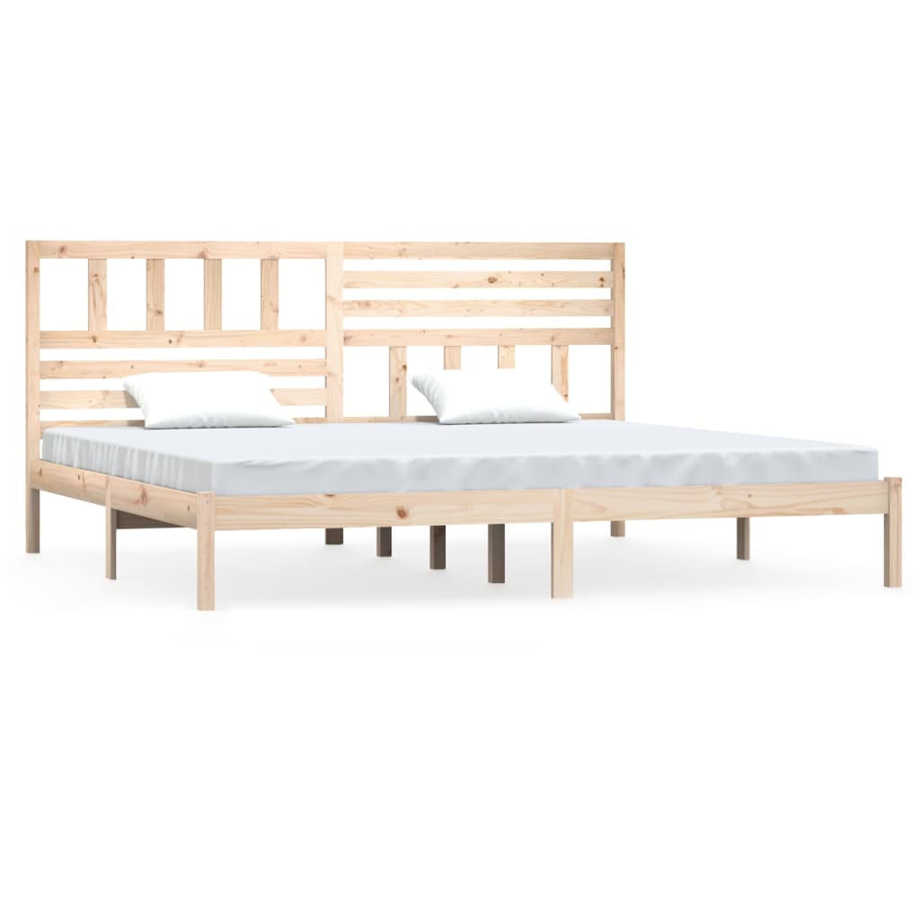 Estructura de cama madera maciza de pino 180x200 cm
